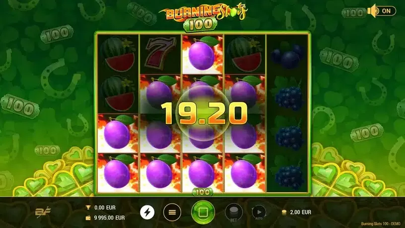 Burning Slots 100 slot screenshot 3