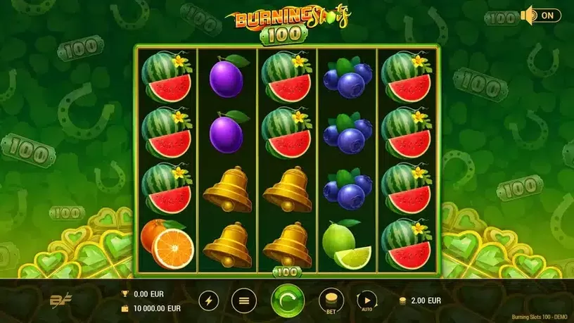 Burning Slots 100 slot screenshot 1