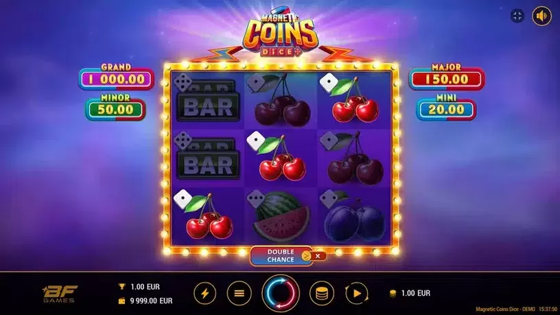 Magnetic Coins Dice slot screenshot 2