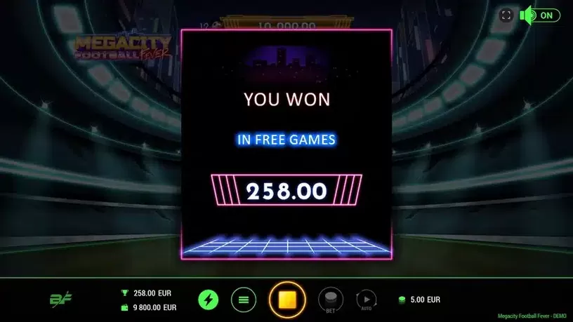 Megacity Football Fever slot screenshot 6