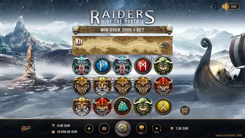 Raiders Of The North slot screenshot 1