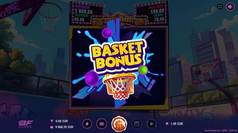 Street Basket 3×3 slot screenshot 3