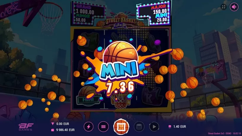 Street Basket 3×3 slot screenshot 2