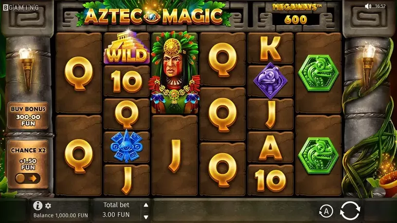 Aztec Magic Megaways slot screenshot 1