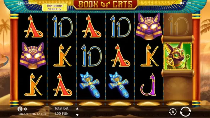 Book Of Cats slot screenshot 1