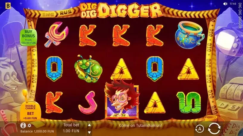 Dig Dig Digger slot screenshot 1