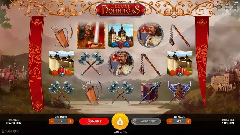 Domnitors Deluxe slot screenshot 1