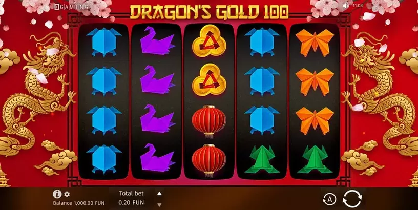 Dragon’s Gold 100 slot screenshot 1