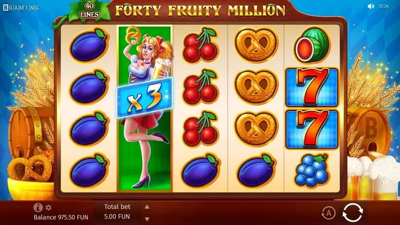 Forty Fruity Million slot screenshot 5