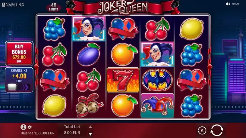 Joker Queen slot screenshot 1