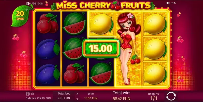 Miss Cherry Fruits slot screenshot 5