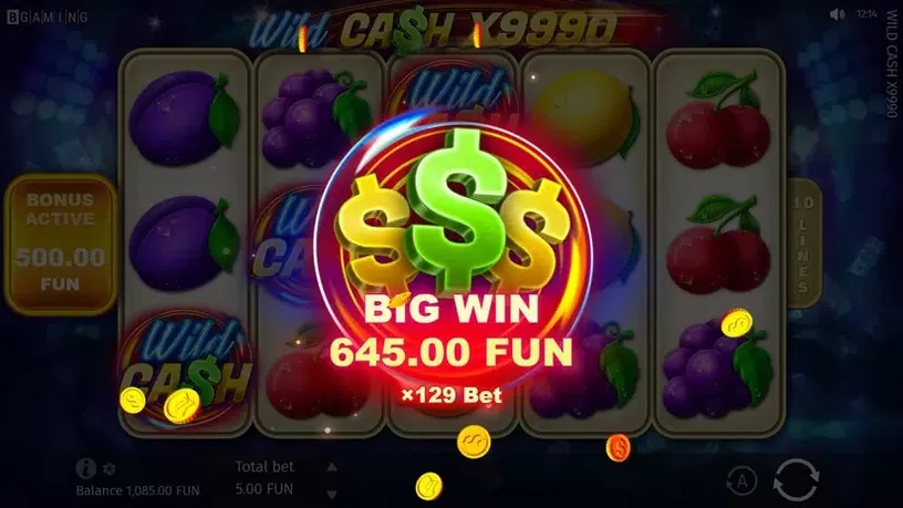 Wild Cash x9990 slot screenshot 5