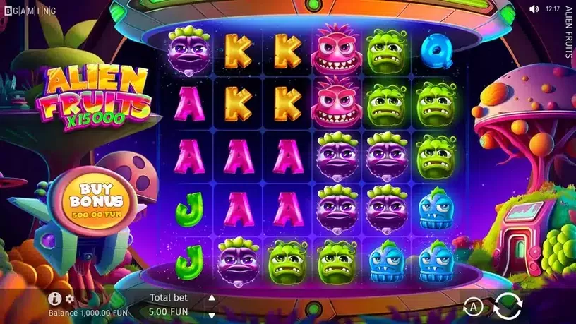 Alien Fruits slot screenshot 1