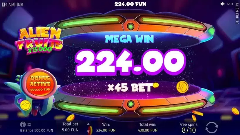 Alien Fruits slot screenshot 6