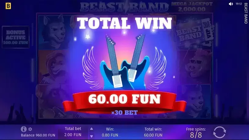 Beast Band slot screenshot 5