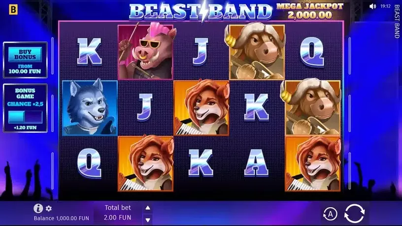Beast Band slot screenshot 1