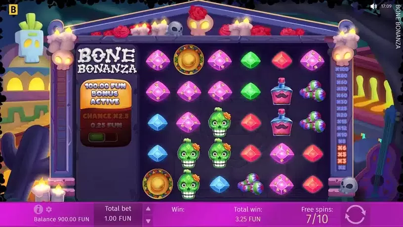 Bone Bonanza slot screenshot 4
