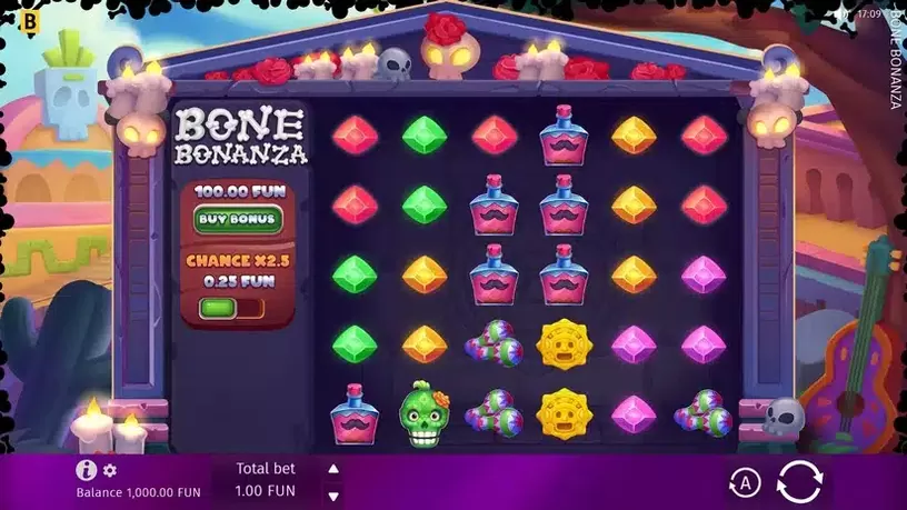 Bone Bonanza slot screenshot 1