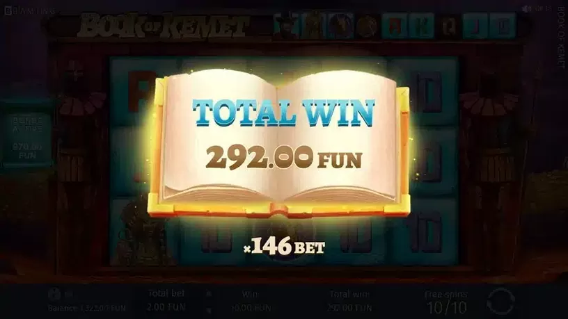 Book of Kemet slot screenshot 6