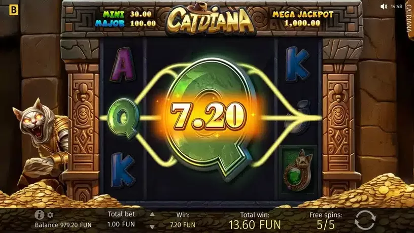 Catdiana slot screenshot 7