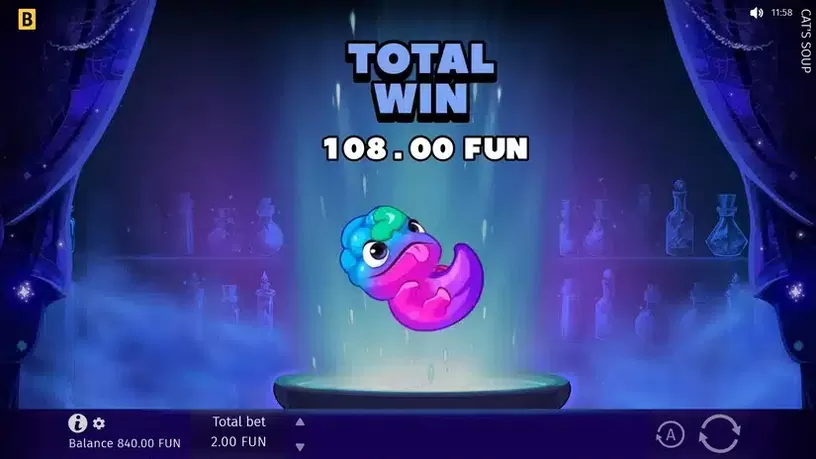 Cat’s Soup slot screenshot 3
