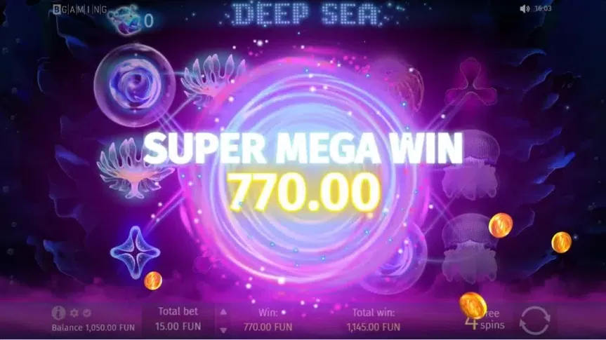 Deep Sea slot screenshot 4