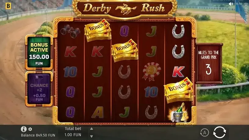 Derby Rush slot screenshot 2
