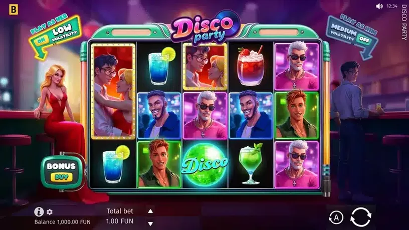 Disco Party slot screenshot 1