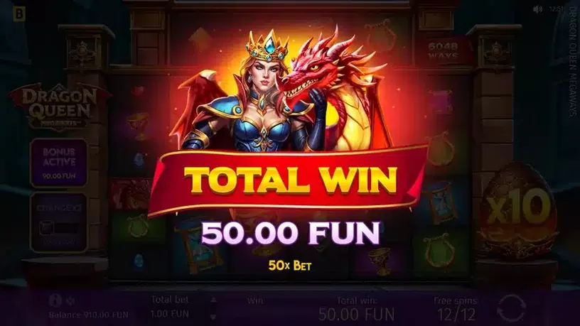 Dragon Queen MEGAWAYS slot screenshot 5