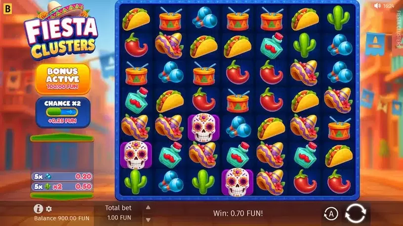 Fiesta Clusters slot screenshot 2