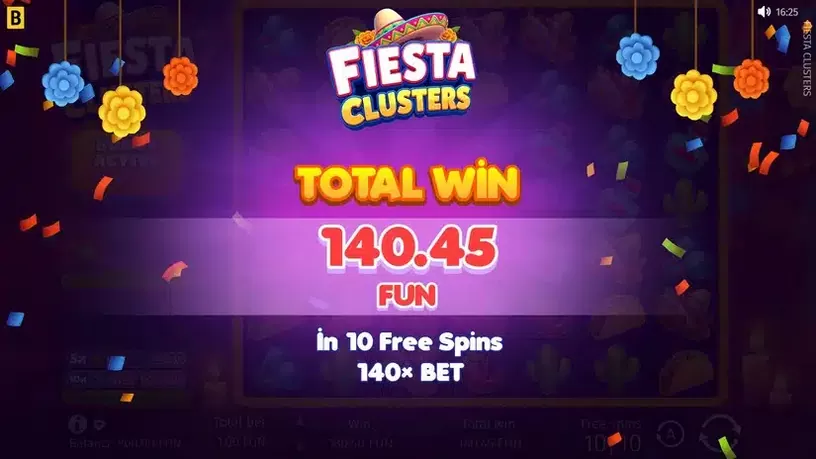 Fiesta Clusters slot screenshot 6