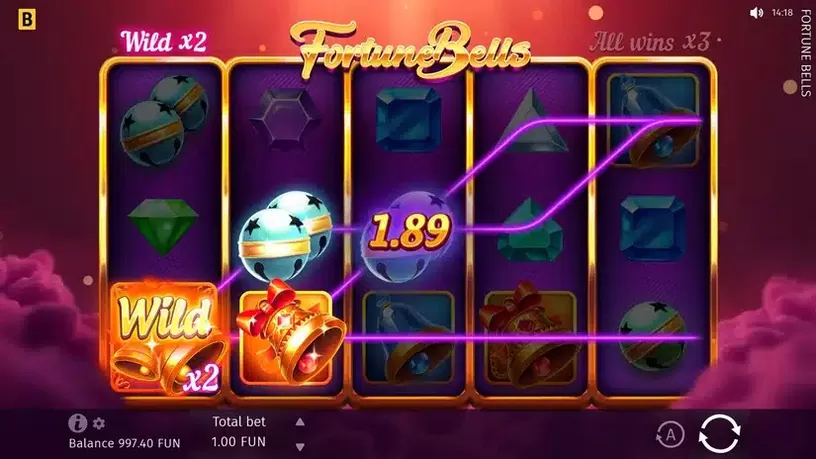 Fortune Bells slot screenshot 3