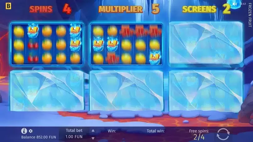 Frozen Fruit slot screenshot 4