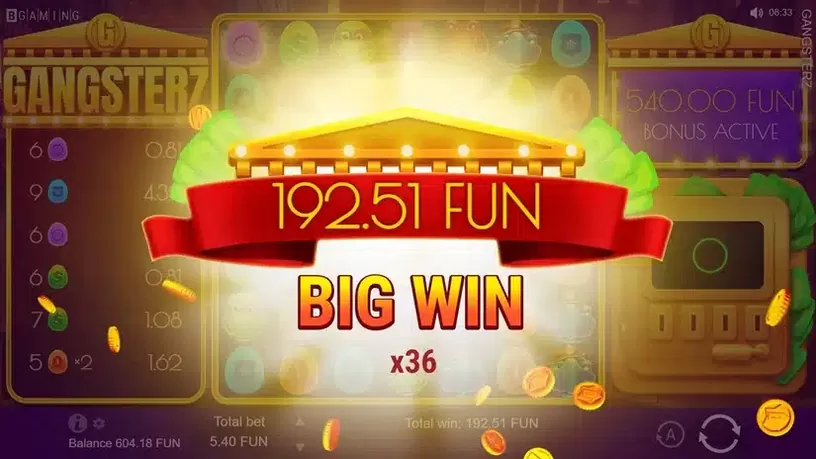 Gangsterz slot screenshot 5