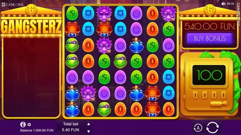 Gangsterz slot screenshot 1