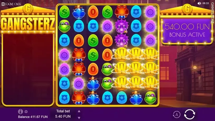 Gangsterz slot screenshot 3