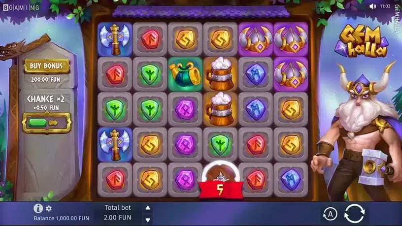 Gemhalla slot screenshot 1
