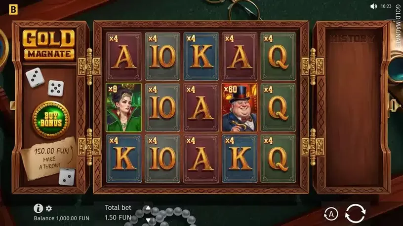 Gold Magnate slot screenshot 1