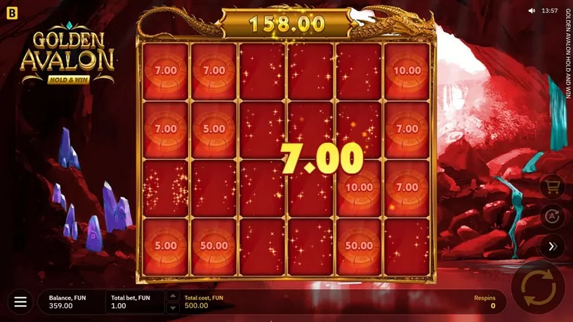 Golden Avalon Hold and Win slot screenshot 5