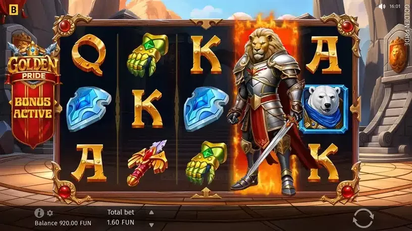 Golden Pride slot screenshot 1