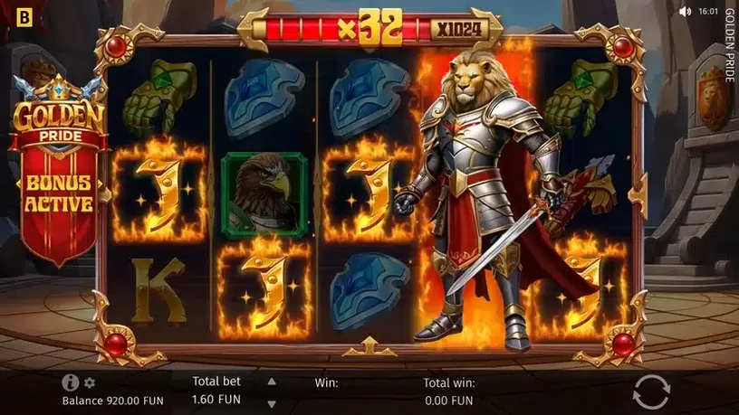 Golden Pride slot screenshot 4