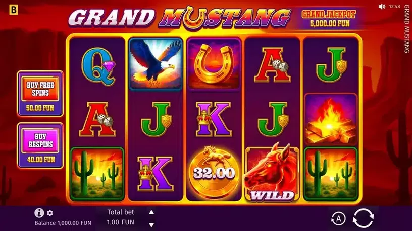 Grand Mustang slot screenshot 1