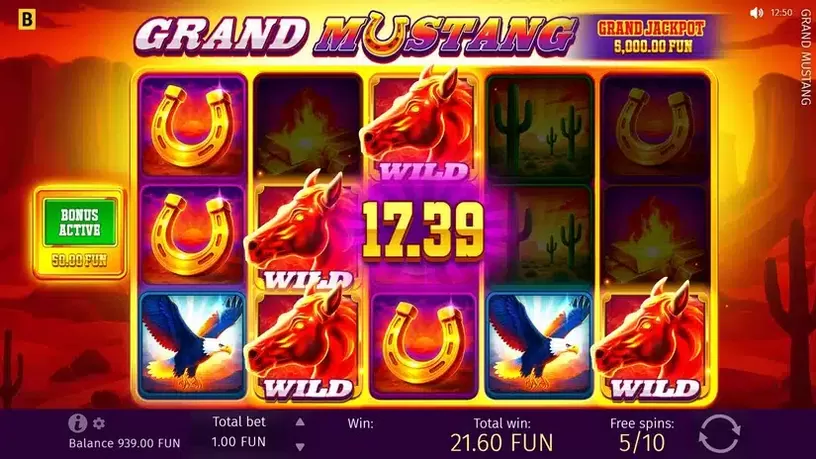 Grand Mustang slot screenshot 8