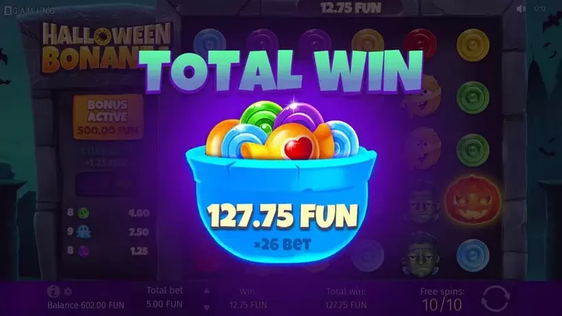 Halloween Bonanza slot screenshot 6