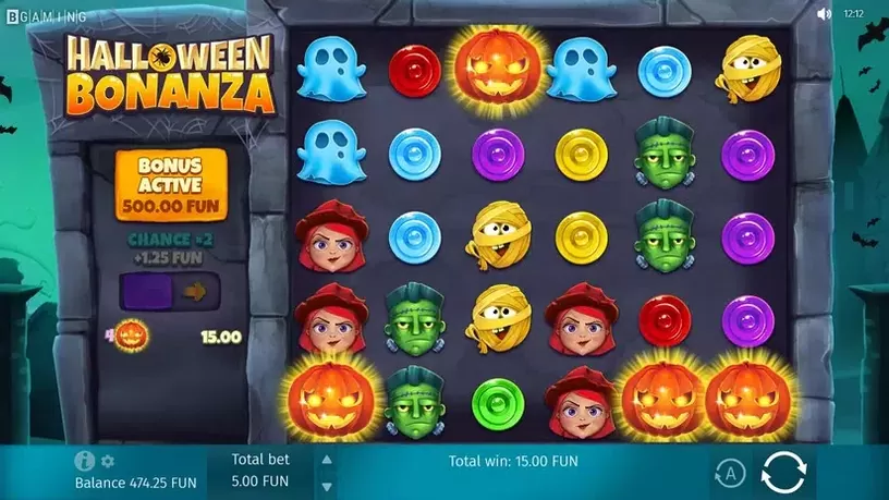 Halloween Bonanza slot screenshot 3