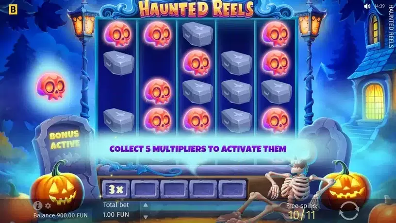 Haunted Reels slot screenshot 5