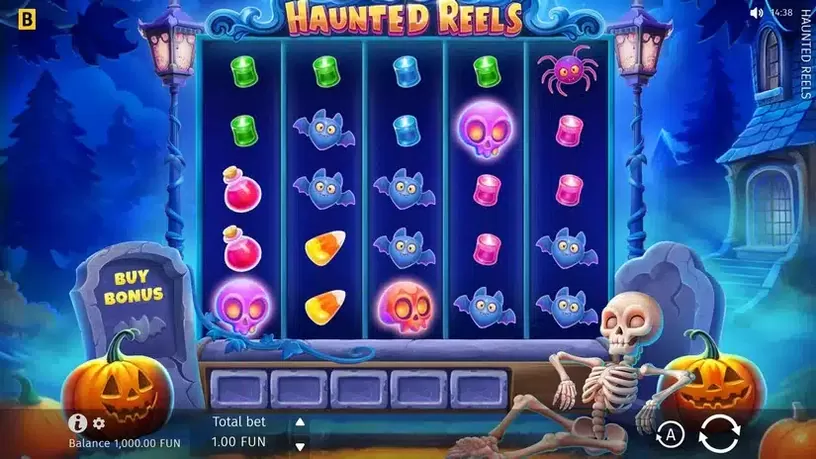 Haunted Reels slot screenshot 1