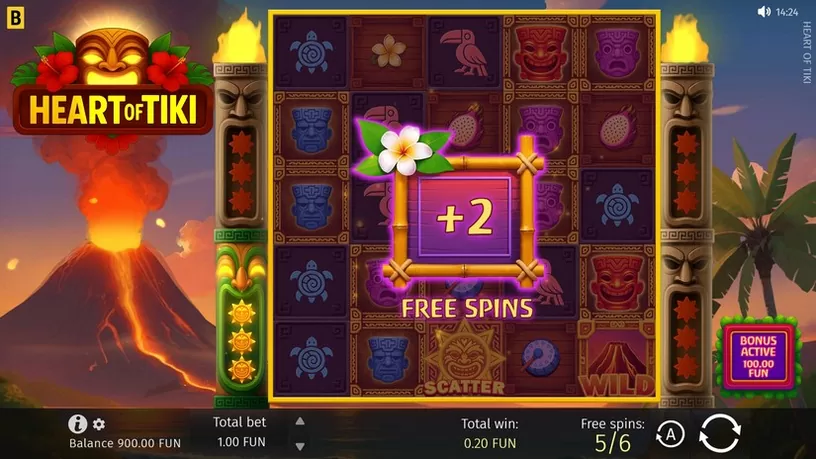 Heart of Tiki slot screenshot 4
