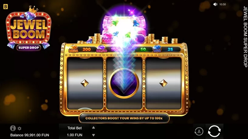 Jewel Boom Super Drop slot screenshot 2