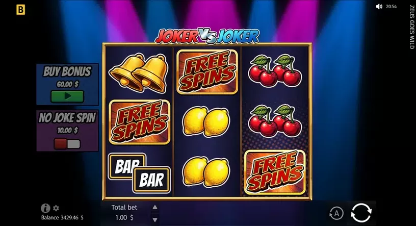 Joker vs Joker slot screenshot 1